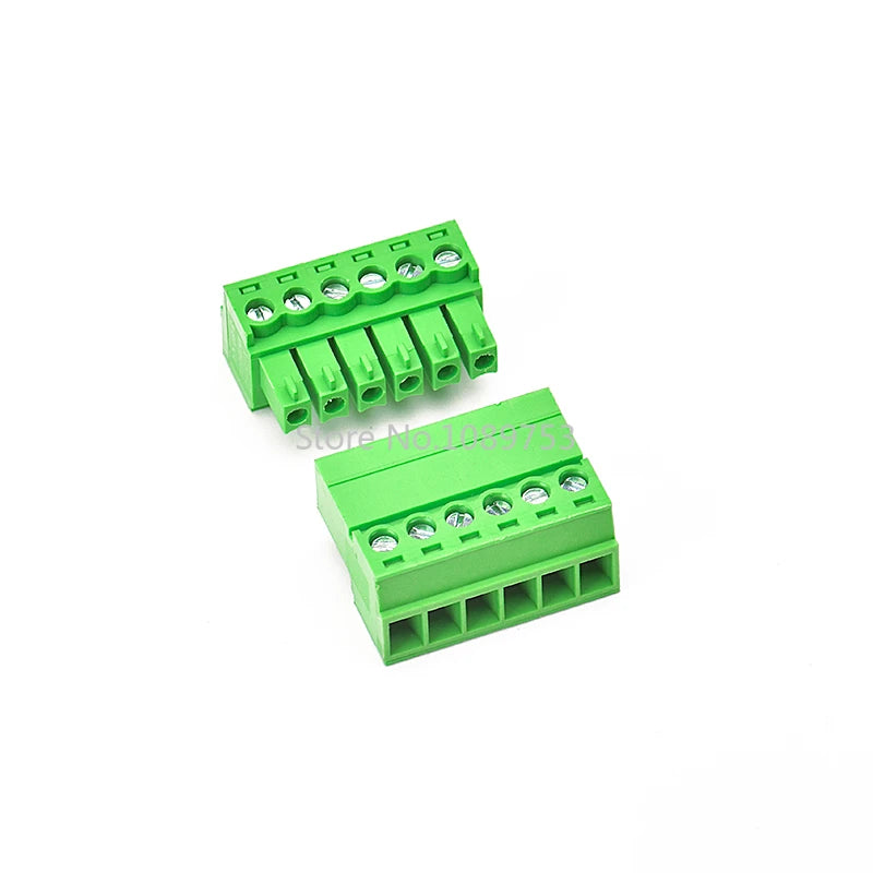 5Sets 15EDGRK 3.81mm 2/3/4/5/6-12 pin right angle screw terminal block connector 3.81MM pitch Plug + Pin Header Socket Peaceful Pleasures Health and Wellness