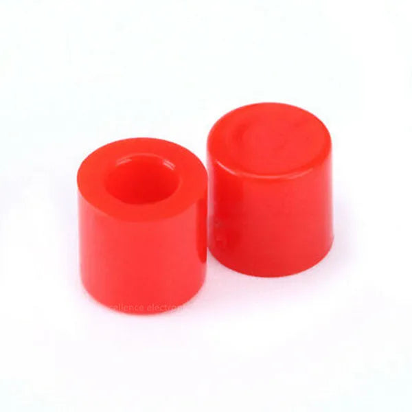 100Pcs 6X6 Key Caps A56 Switch Cap (For 6 * 6 Buttons) Multicolor Diameter Of About 3.2MM Height Of About 6M Peaceful Pleasures Health and Wellness Red