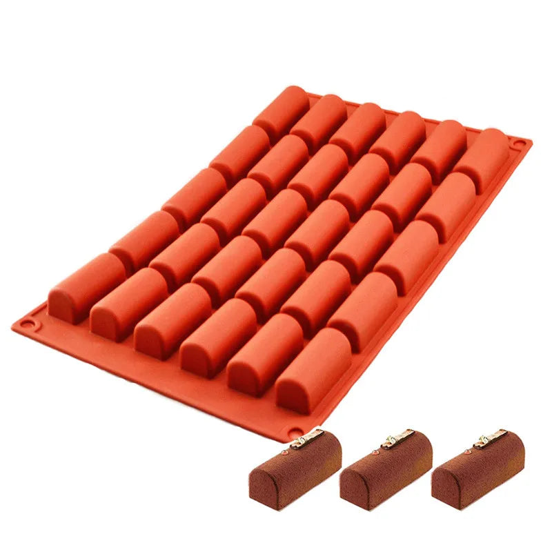 30 Holes Silicone Cake Mold Chocolate DIY Cake Baking Decorating Tools Desserts Cakes Mould Candy Bakeware Molds Mini Cake Pan Peaceful Pleasures Health and Wellness Default Title