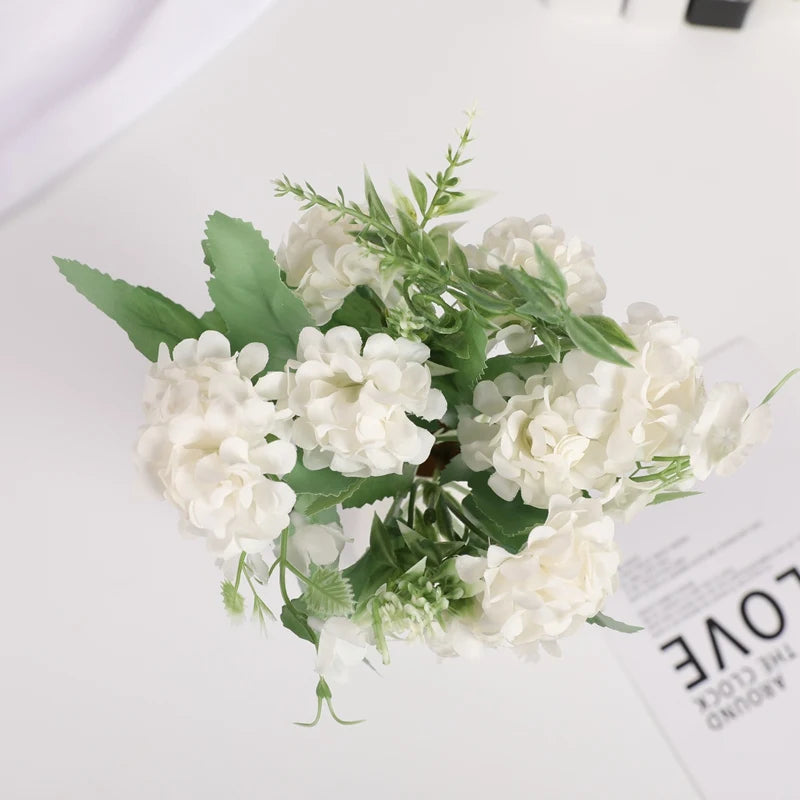 Artificial Silk Hydrangea Bouquet – Wedding & Home Décor