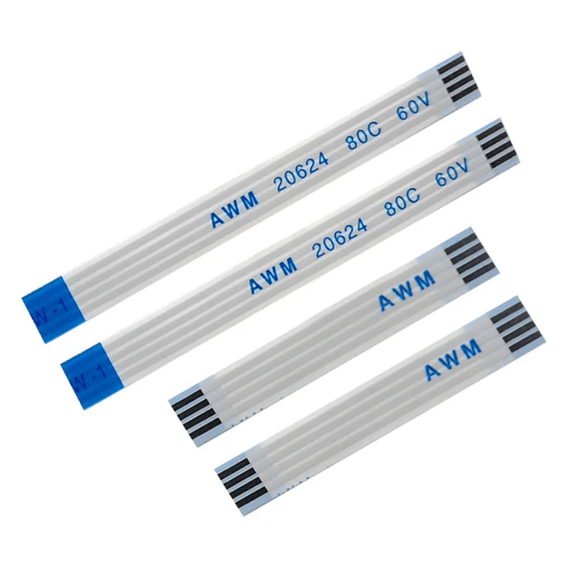 10PCS Flat Flexible Cable FFC FPC AWM 20624 80C 60V VW-1 100/150/200mm 0.5MM 1.0MM 4/6/8/10/12/14/16/18/20/24/26/30/40/50/60 Pin Peaceful Pleasures Health and Wellness
