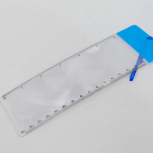 1pc Portable Handheld Magnifying Glass Business Card Type PVC 3X Bookmark Magnifying Glass (Colors are Sent Randomly) Peaceful Pleasures Health and Wellness 3X