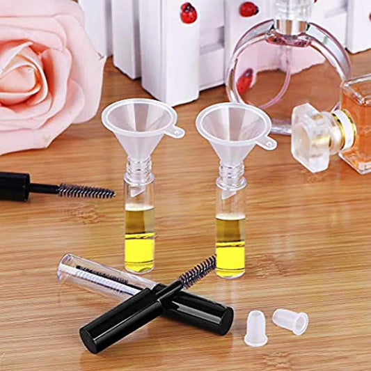 3-Pack 10ml Empty Mascara Tubes with Wand & Funnel | Refillable Refillable Mascara Tube Oasis Select