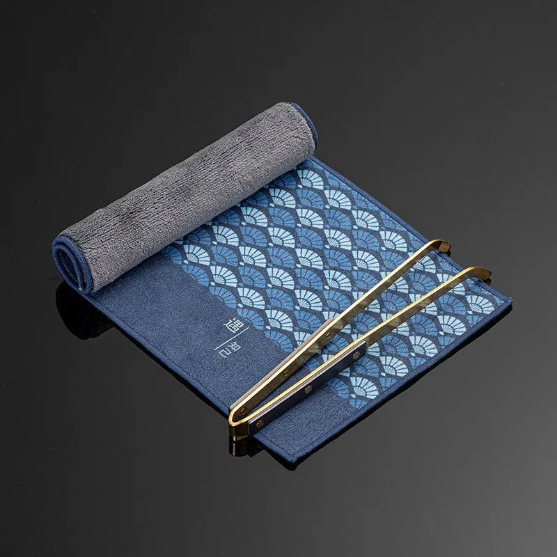 Kung Fu Tea Towel – Absorbent Cotton Suede Cloth | 30x15cm
