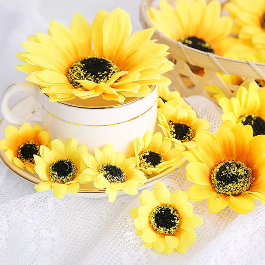Silk Sunflower & Daisy Artificial Flowers – Wedding & Home Décor Artificial Silk Flowers Peaceful Pleasures Health and Wellness