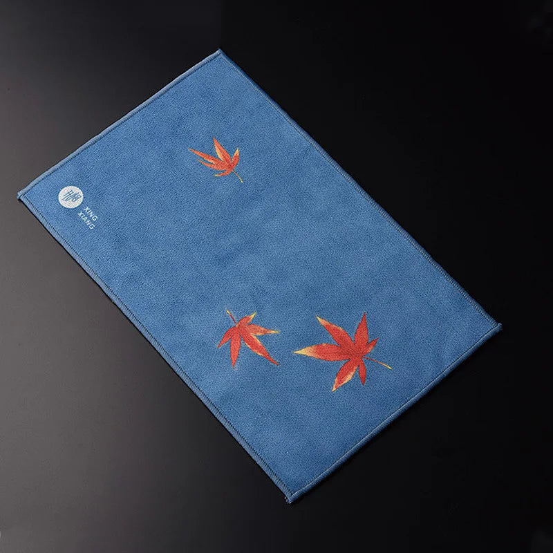 Hand-Painted Kung Fu Tea Towel | Double Layer Microfiber Cloth