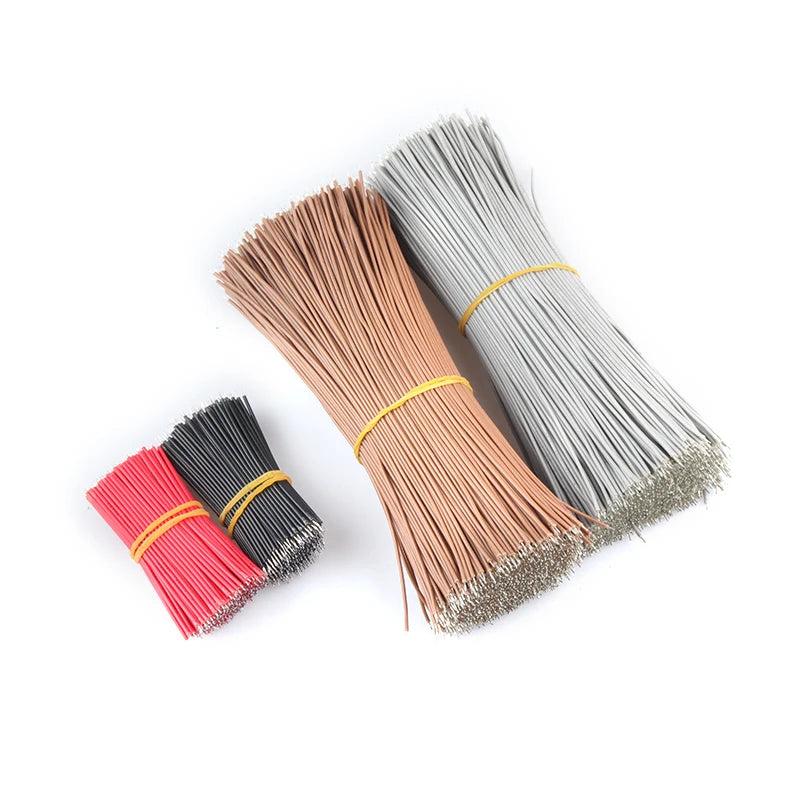 50Pcs 22AWG Tin-Plated PCB Solder Cable 1007-22AWG 5/10/15/20cm Fly Jumper Wire Cable Tin Conductor Wires Connector Wire Peaceful Pleasures Health and Wellness