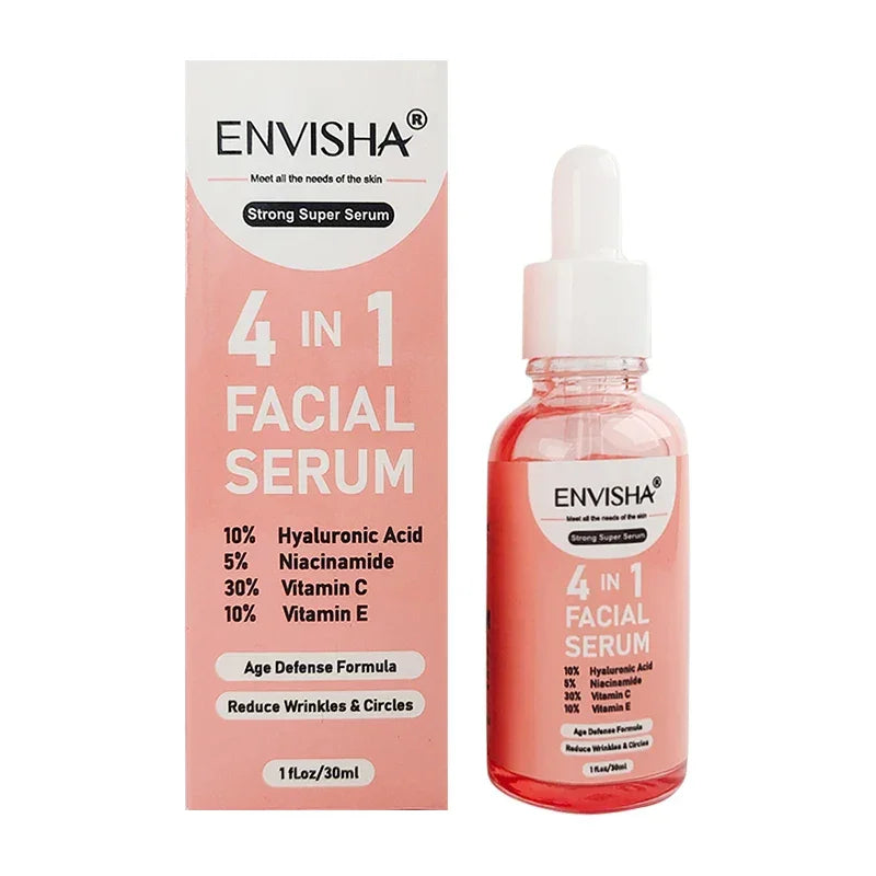 ENVISHA Face Serum – Vitamin C, Niacinamide & Hyaluronic Acid 30ml Face Serum Peaceful Pleasures Health and Wellness 4 in 1 face serum