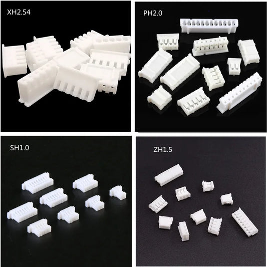 50pcs 1.0mm 1.25mm 1.5mm 2.0mm 2.54mm SH JST PH XH Housing Shell Connector 2/3/4/5/6/7/8/9/10P 1.0 1.25 2.0 2.54 Plastic Plugs Peaceful Pleasures Health and Wellness
