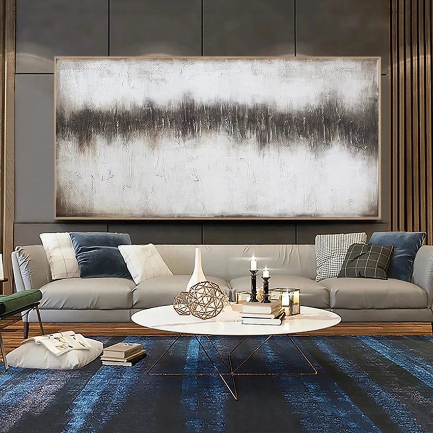 Abstract Decorative Hanging Poster Pure Handmade Canvas Oil Painting Interior Art Mural For Living Room Bedroom Hotel Sofa Wall Peaceful Pleasures Health and Wellness