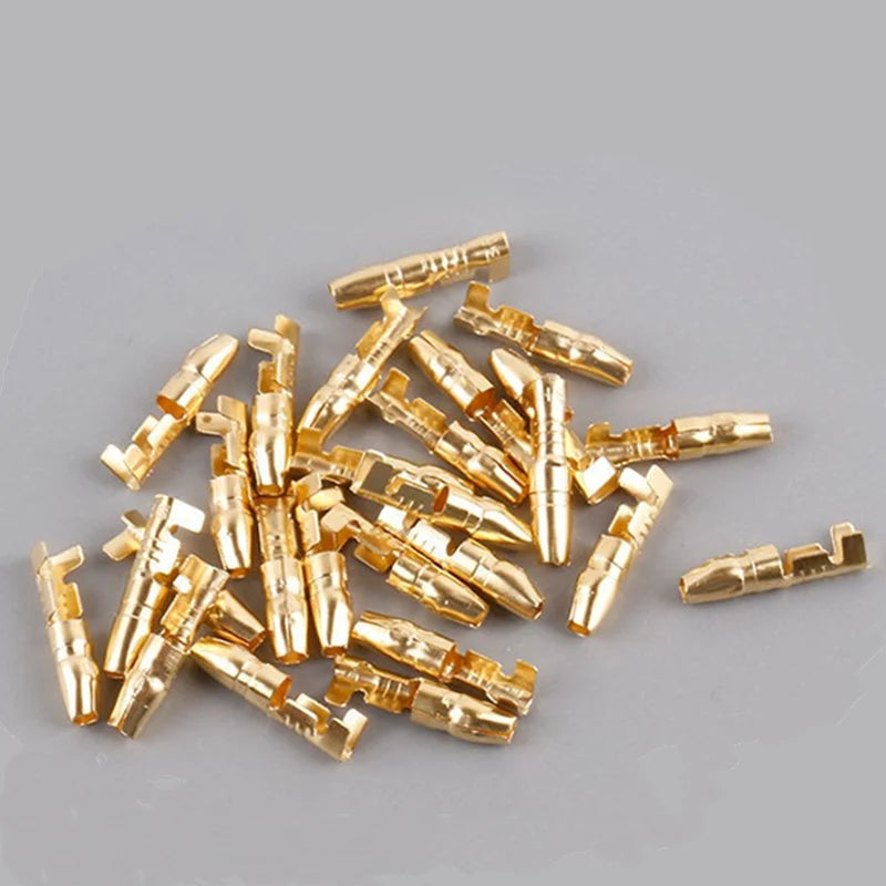 10sets 3.5/4.0mm Bullet Terminal Car Electrical Wire Connector Male & Female Double Bullet Wire Connector Terminals Peaceful Pleasures Health and Wellness