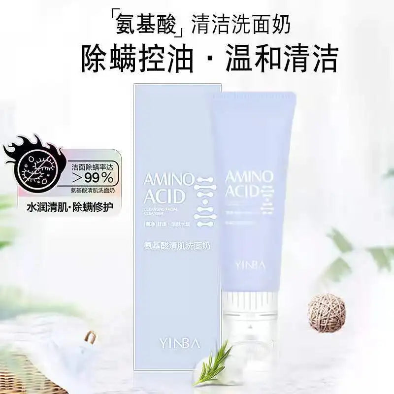 Amino Acid Foaming Face Cleanser – Pore-Clarifying Cream