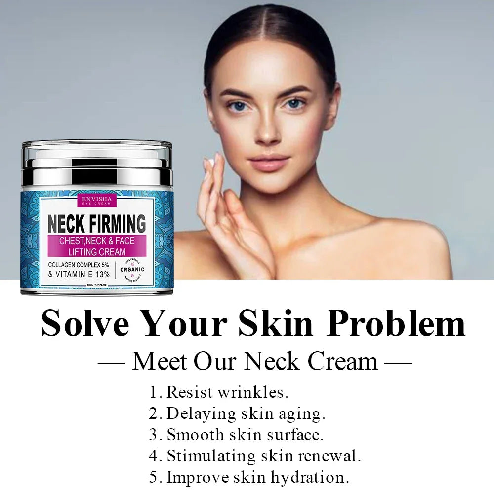 ENVISHA Neck & Face Cream – Retinol, Collagen & Hyaluronic Acid Peaceful Pleasures Health and Wellness