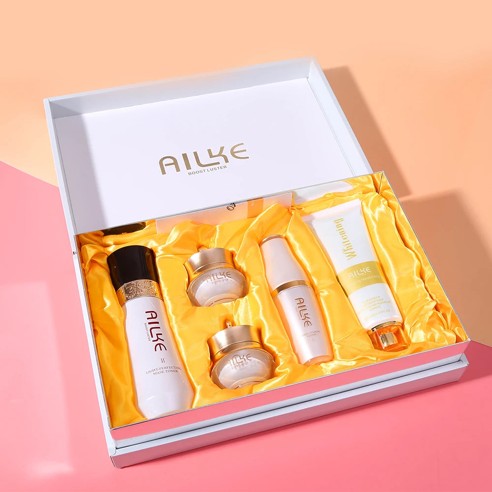 AILKE 5-in-1 Brightening Facial Skin Care Set – All Skin Types