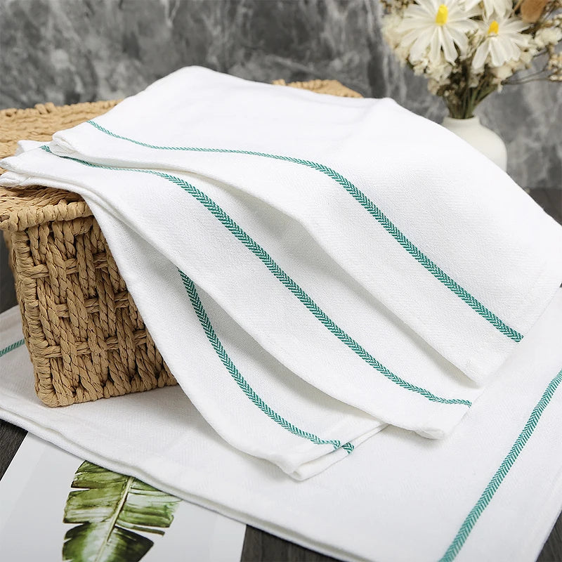 Cotton Kitchen Towels & Placemats Set of 4 – White 30x38cm