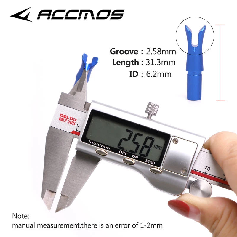 Aluminum Alloy Insert Arrow Nock Pin Fit ID3 2 4 5 Shaft Compound