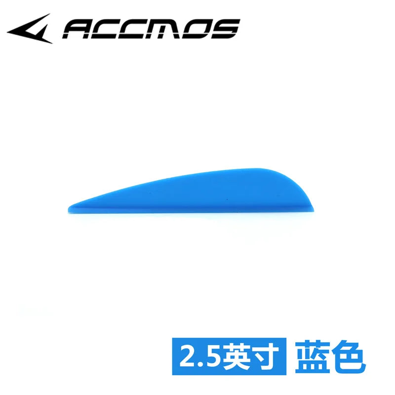 Lot Rubber Arrow Vanes 2 5 3 4 Inches Plastic Fletch Archery Feathers