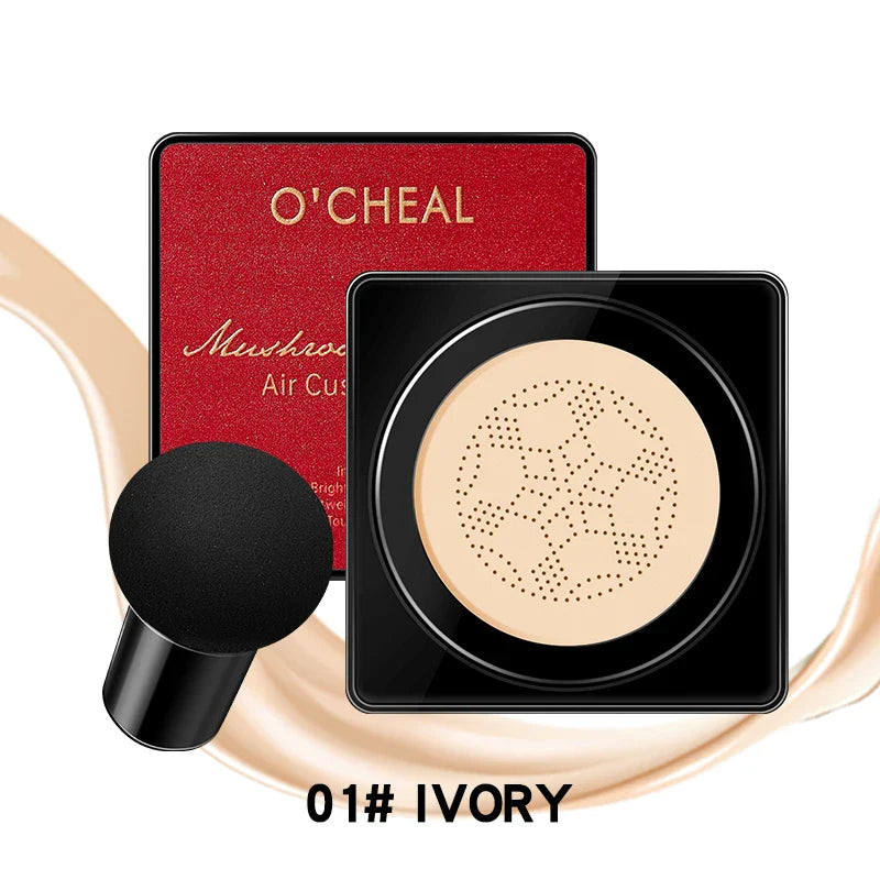 O'CHEAL Mushroom Head BB Cream Air Cushion | SPF & Full Coverage