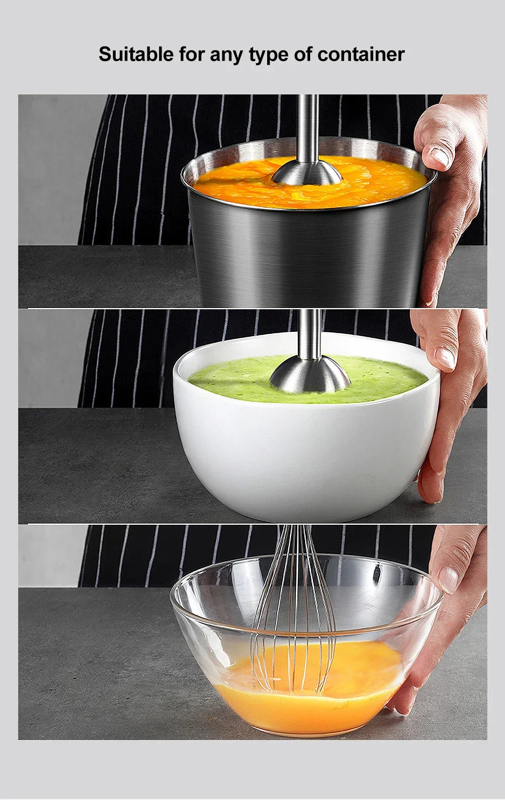 BioloMix 4 in 1 High Power 1200W Immersion Hand Stick Blender Mixer Includes Chopper and Smoothie Cup Stainless Steel Ice Blades Peaceful Pleasures Health and Wellness