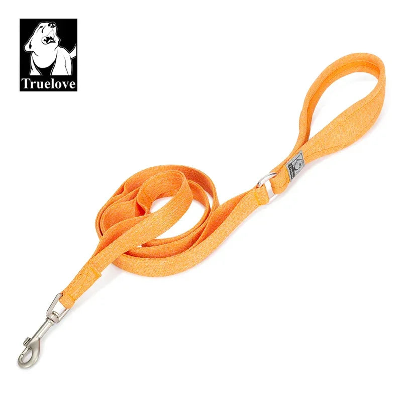 Truelove Eco-Friendly Dog Rope Leash Recycled Materials Quick Release Breathable Comfortable Polyester Dog Walking TLL3073 Peaceful Pleasures Health and Wellness Orange S China Mainland