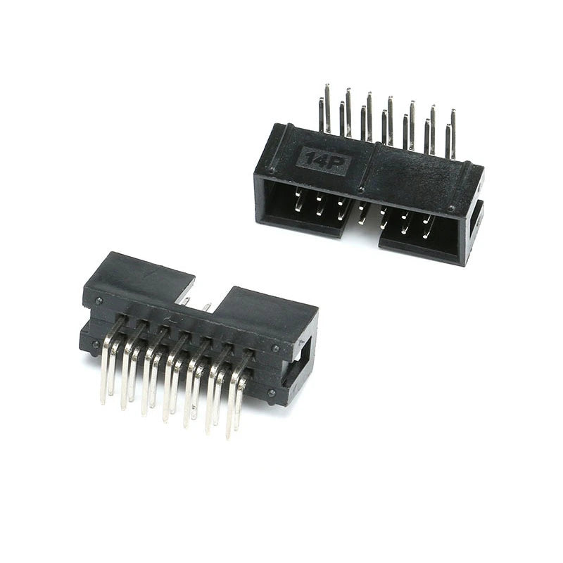 10PCS DC3 JTAG ISP Socket 2.54mm IDC Box Header Connector 6P/8P/10P/14P/16P/20P/30P/34P/40P Double Row Straight / Curved Needle Peaceful Pleasures Health and Wellness Curved needle DC3-30P