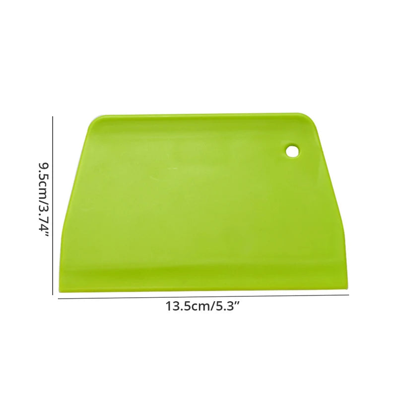 Leeseph Multi-purpose Stainless Steel Scraper & Chopper, Dough Scraper, Pizza Dough Cutter , kitchen tools Peaceful Pleasures Health and Wellness J
