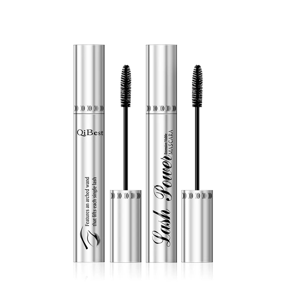2pcs/set Black Mascara Beauty Makeup 4D Curling Lash Eyelash Extension Waterproof Liquid Volume Mascara Long-wearing Cosmetic Peaceful Pleasures Health and Wellness No box China Mainland