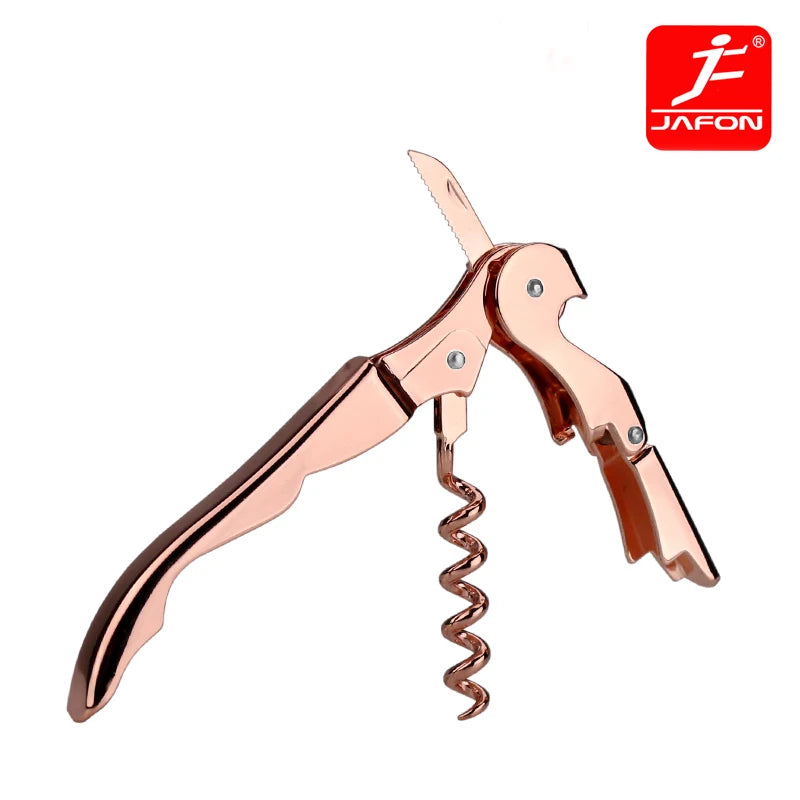 Gadgets Pocket Wine Plunger Viski Cork Opener Wine Corkscrew Waiter's Knife Stainless Steel Steel Cork Puller Up Free Shipping Peaceful Pleasures Health and Wellness Rose Gold