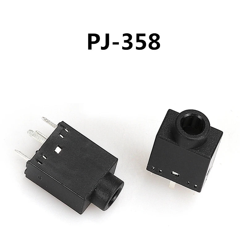 10pcs Headphone Jack 3.5mm PJ PJ313 PJ320 PJ325 PJ326 PJ327 PJ358 PJ392 PJ342 Audio and Video Female Dual Channel Stereo Jack Peaceful Pleasures Health and Wellness PJ-358