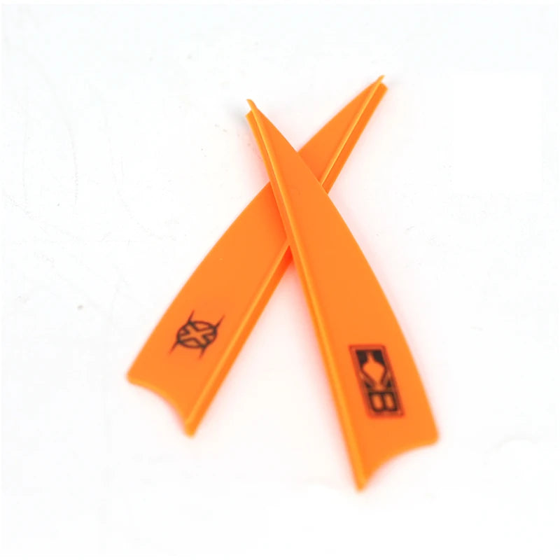 50 Archery BOLT Fletching Vane Crossbow Arrow Feather DIY Hunting