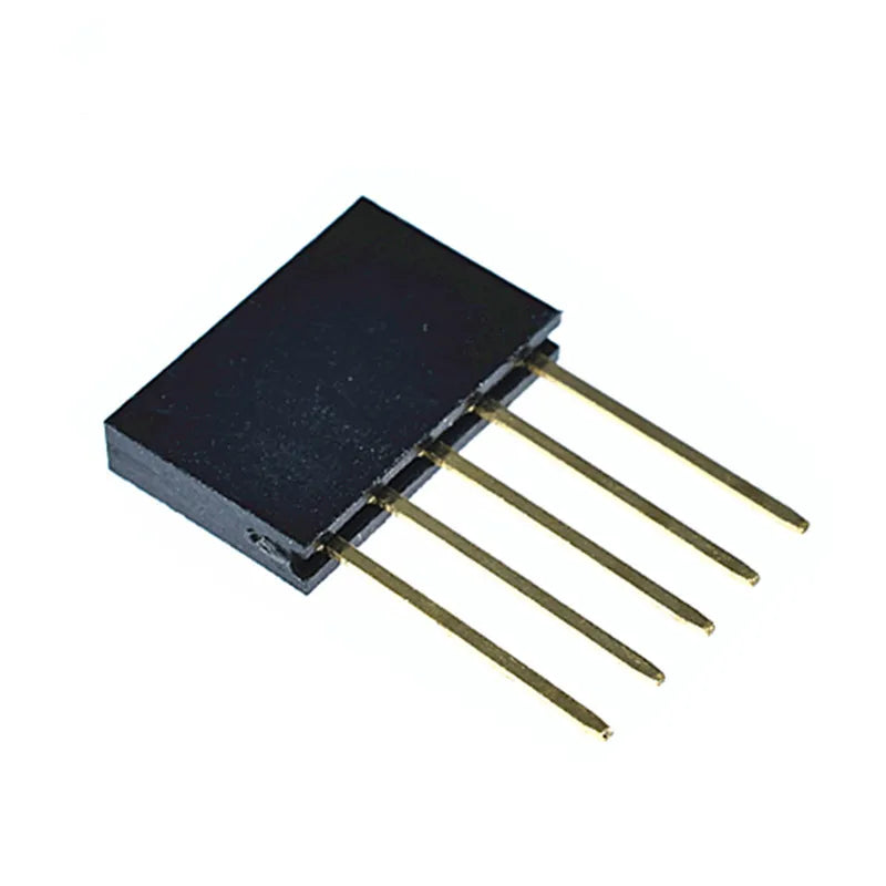 10PCS 2.54mm Single Row Female Long Pins 11mm Breakaway PCB Board Pin Header Socket Connector 1*2/3/4/6/8/10/15Pin For Arduino Peaceful Pleasures Health and Wellness