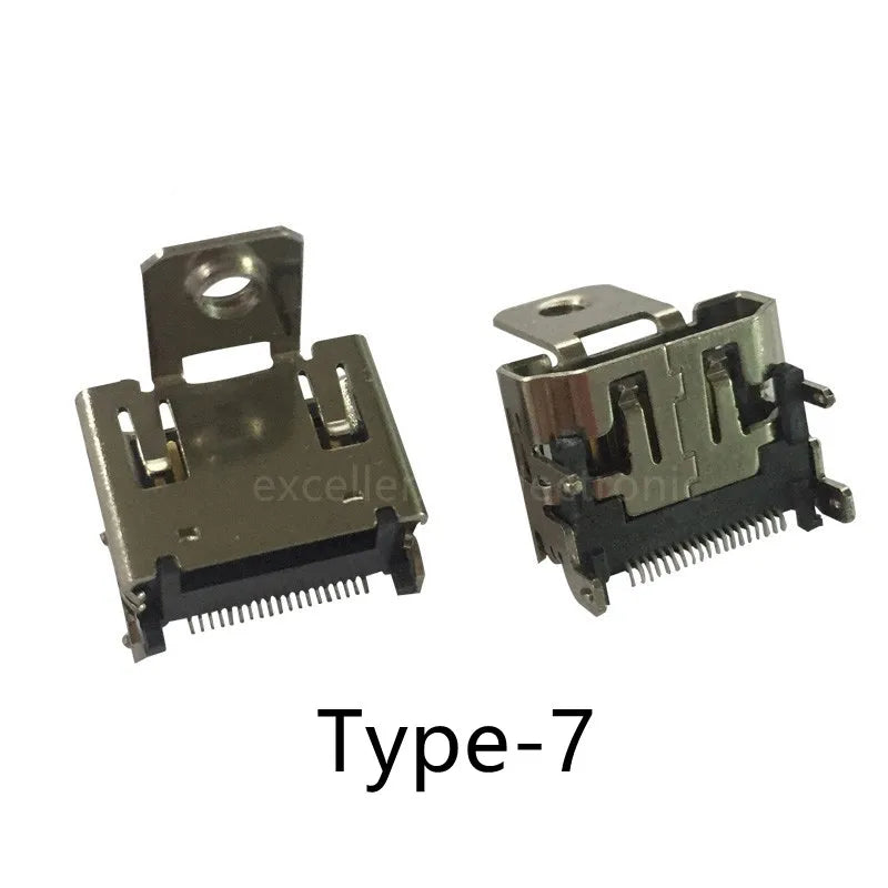 5pcs HDMI HD Interface Connector SMD 19 Pin 19P Vertical Right Angle HDMI Socket Surface Mound PCB Receptacle Peaceful Pleasures Health and Wellness