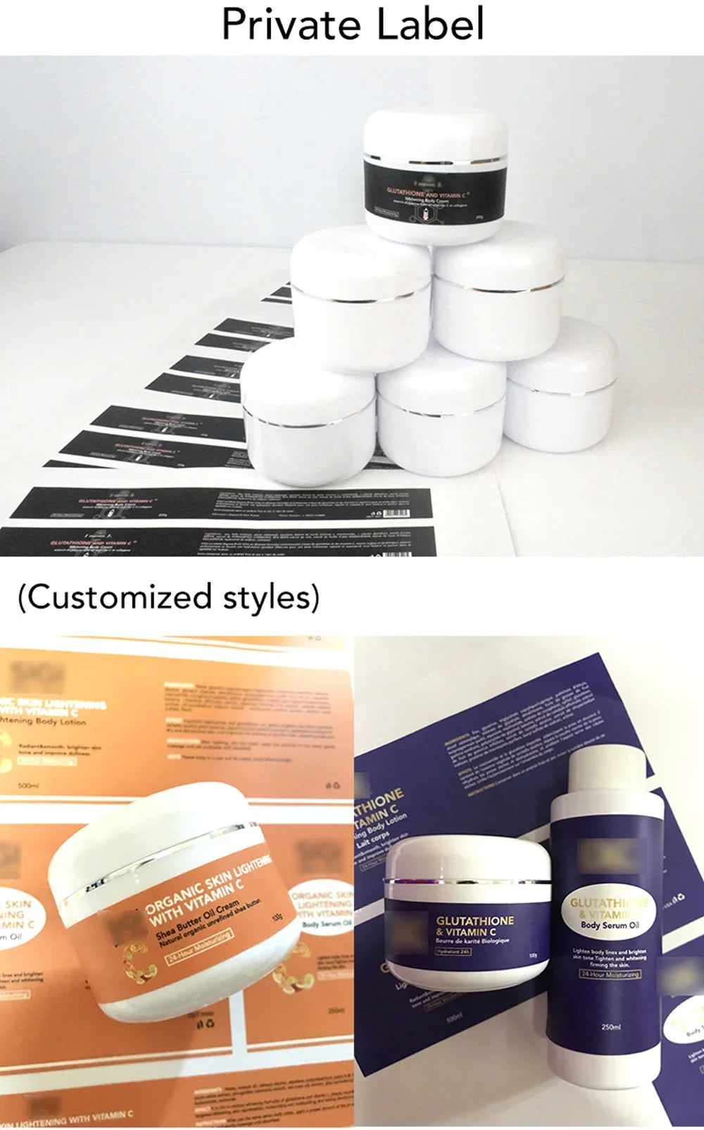 AILKE Whitening & Brightening Body Cream with Shea Butter 100ml Peaceful Pleasures Health and Wellness