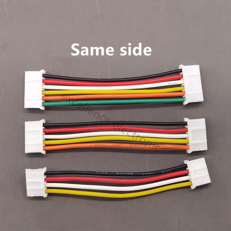 10PCS PH2.0 Electronic Wire PH 2.0mm Double Head Terminal Wire 10cm/20cm/30cm Cable 26awg Same Side / Reverse Side Connector Peaceful Pleasures Health and Wellness