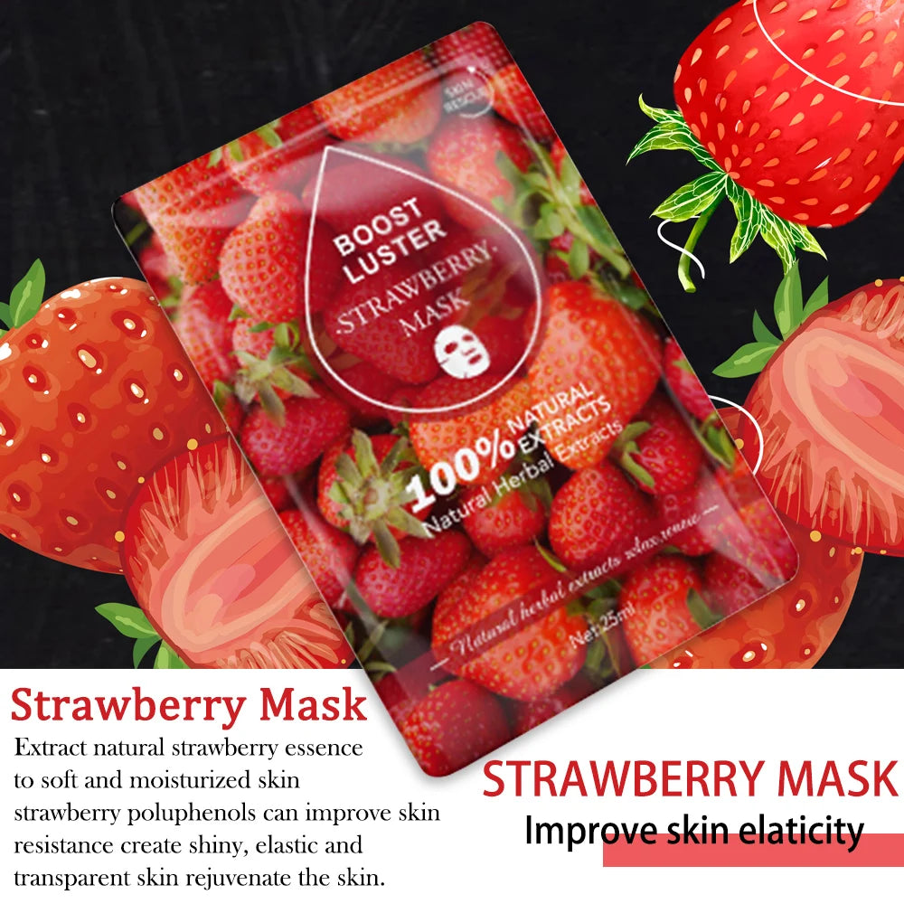 AILKE Vitamin C & Hyaluronic Acid Brightening Sheet Mask 10pc