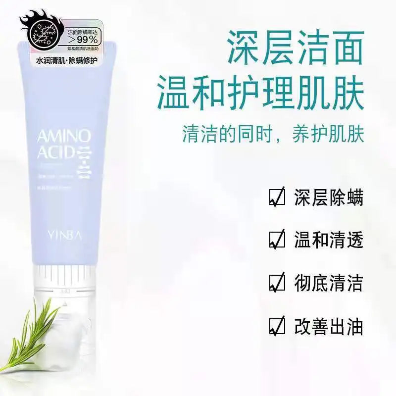 Amino Acid Foaming Face Cleanser – Pore-Clarifying Cream