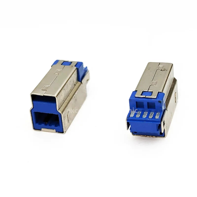 10pcs USB 2.0/3.0 Type B Female Plug Jack USB-B Right Angle AF Socket Printer Interface Soldering PCB Connector Peaceful Pleasures Health and Wellness
