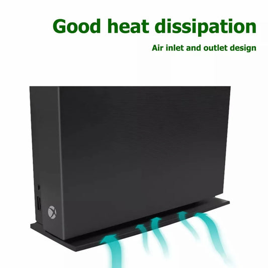 2021 Vertical Bracket Cooling Stand For Xbox One X Scorpio Game Console Base Holder Non-Slip Dock Station Case Game Accessories Peaceful Pleasures Health and Wellness Default Title
