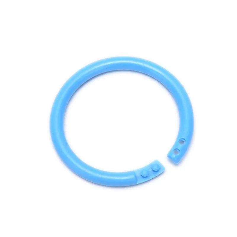 20Pcs 28mm Plastic Loose Leaf Binder Rings | DIY Notebook Albums