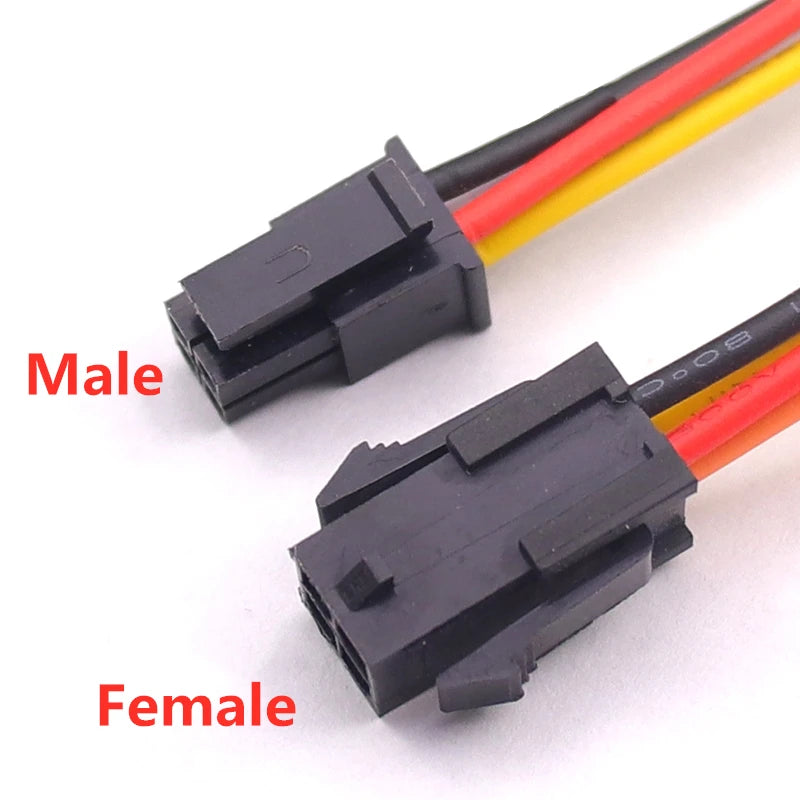 5PCS Molex 3.0MM Cables 20cm 20AWG Small 5557 5559 Male Female Air Docking Electronic Cable, MX3.0 43025 Terminal Line Peaceful Pleasures Health and Wellness