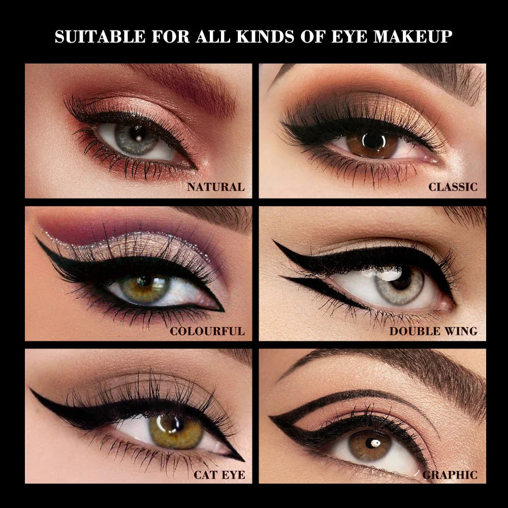 O.TWO.O Waterproof Eyeliner Stamp Kit – Double-Ended, 2pc Set