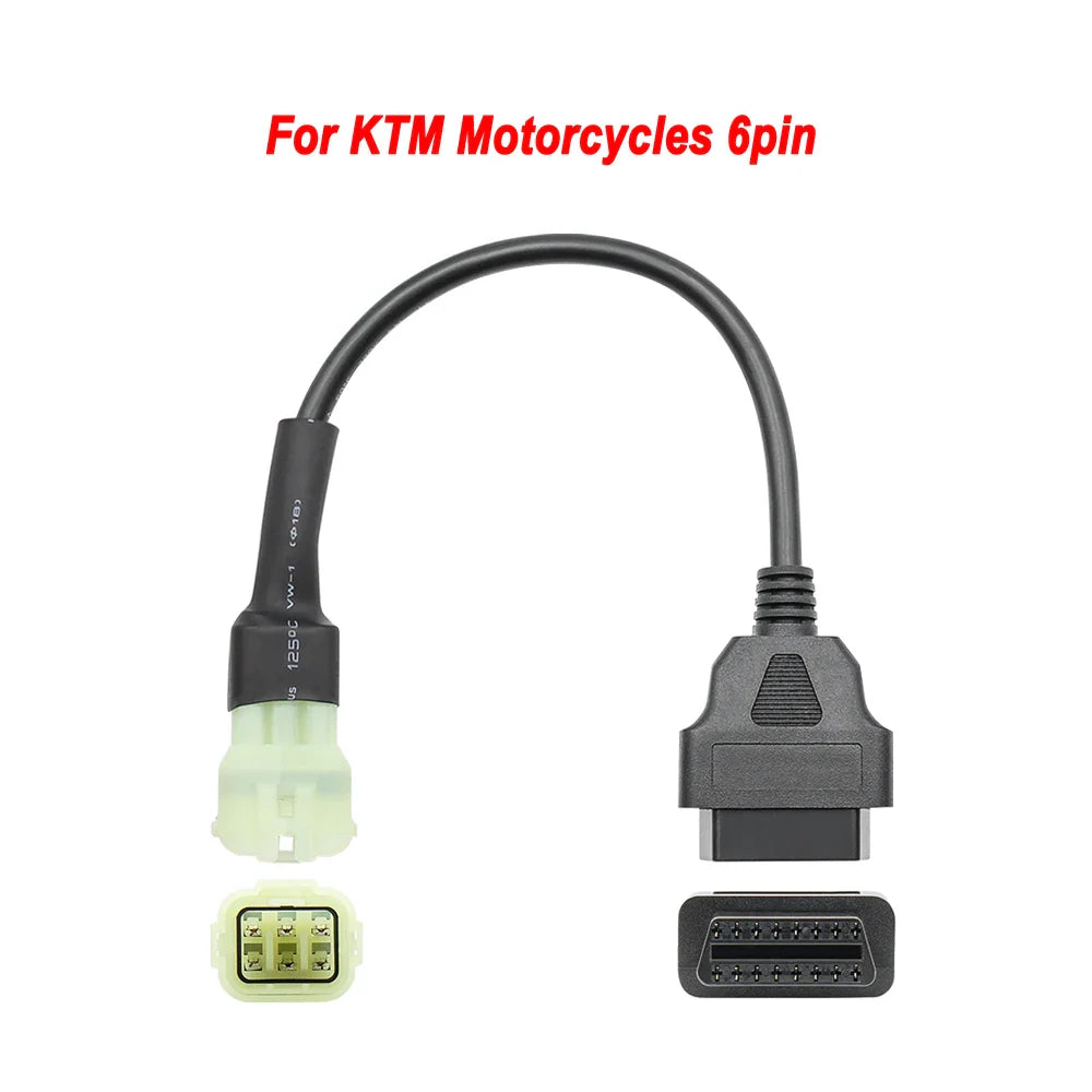 Motorcycle OBD2 Extension Cable – KTM Yamaha Honda Suzuki Ducati