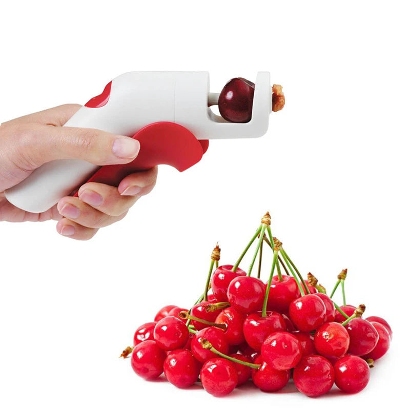 Cheery Cherries Pitter Seed Removing Tool Home Office Travel Fruit Stone Extractor Remove Cherry Bones Fruit Tools Cheery Pitter Peaceful Pleasures Health and Wellness