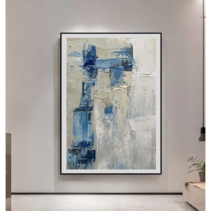Beautiful modern abstract wall art decoration completely hand-painted canvas oil painting is widely used in hotels and families Peaceful Pleasures Health and Wellness no frame 100cmx240cm