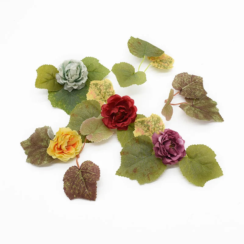 Artificial Silk Leaves for Wedding, Home & Garden Décor 10/20 Pcs Artificial Decorative Leaves Peaceful Pleasures Health and Wellness