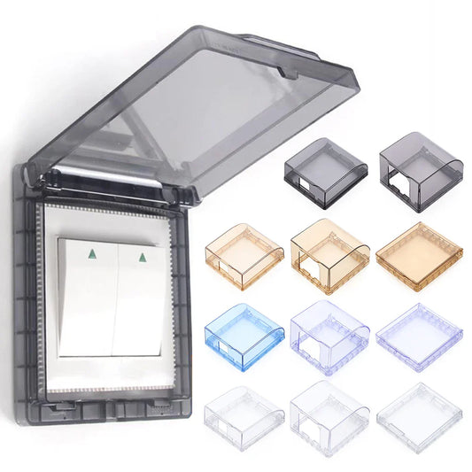 86 Type Waterproof Socket Cover | Self-Adhesive Wall Switch Box Socket Protection Cover Oasis Select