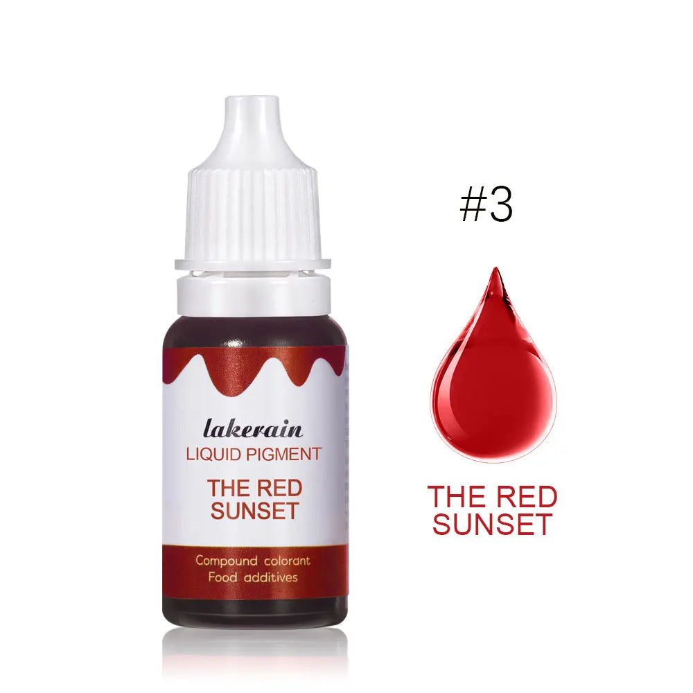 10ml Lip Gloss Liquid Pigment Flavor Essence Oil Drop for Clear Lip Gloss Base Gel Lip Glaze Odorless Moisturizing Lipgloss Base Peaceful Pleasures Health and Wellness liquid pigment 3