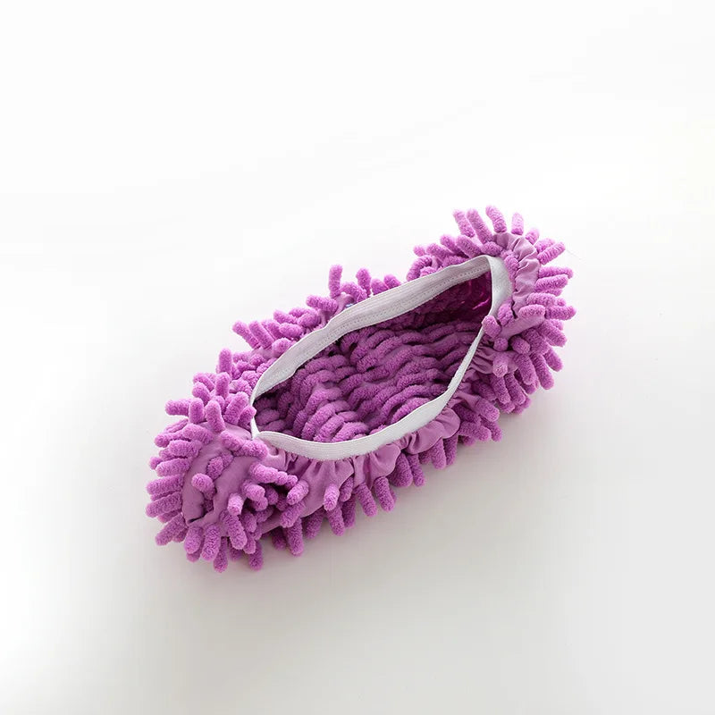 Microfiber Mop Slippers – Washable Floor Cleaning Shoe Covers