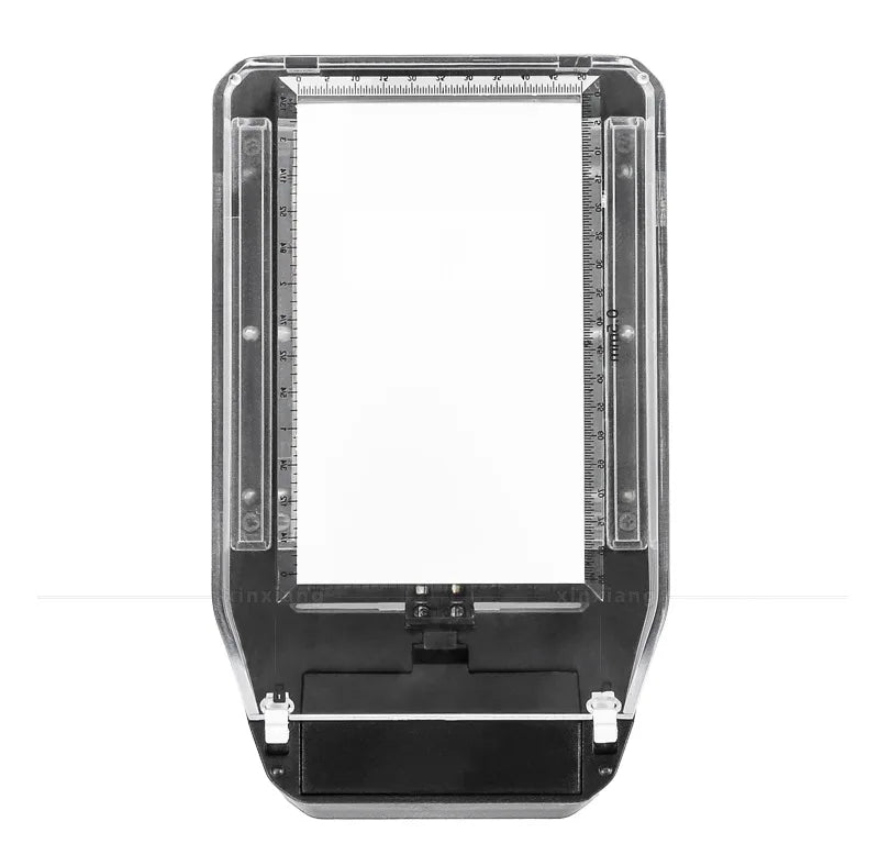 Handheld Desktop Magnifying Glass, Multi-function Paperweight Magnifying Glass with Scale LED Currency Detector Lamp for Reading Peaceful Pleasures Health and Wellness