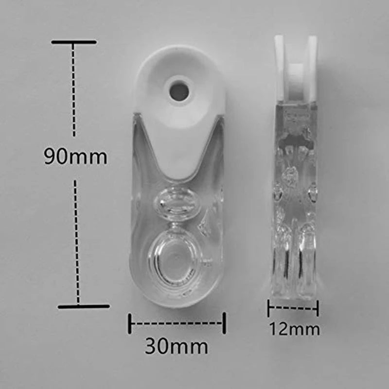 Blind Cord Weights 2-Pack – Clear Plastic Safety Handles